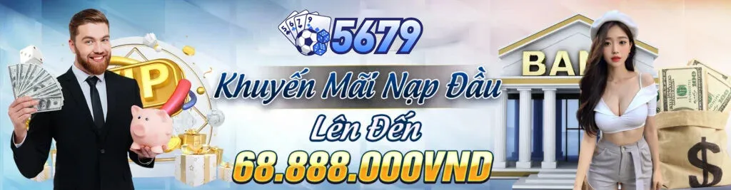 Khuyến mãi nạp lần đầu 5679