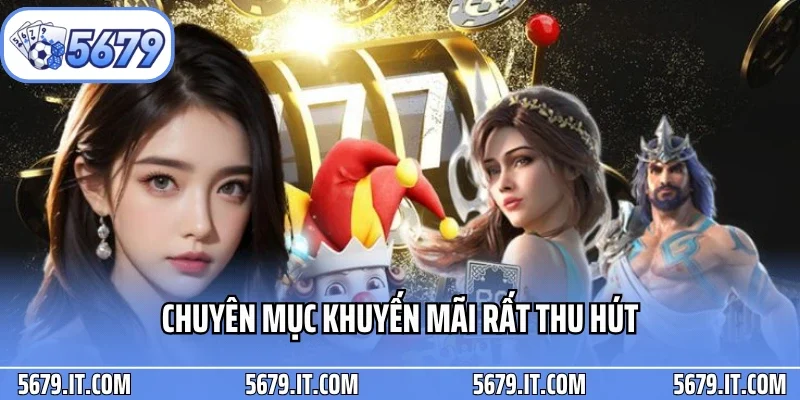 Chuyên mục khuyến mãi rất thu hút